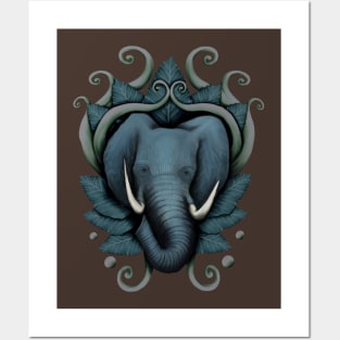 Majestic Elephant Posters and Art